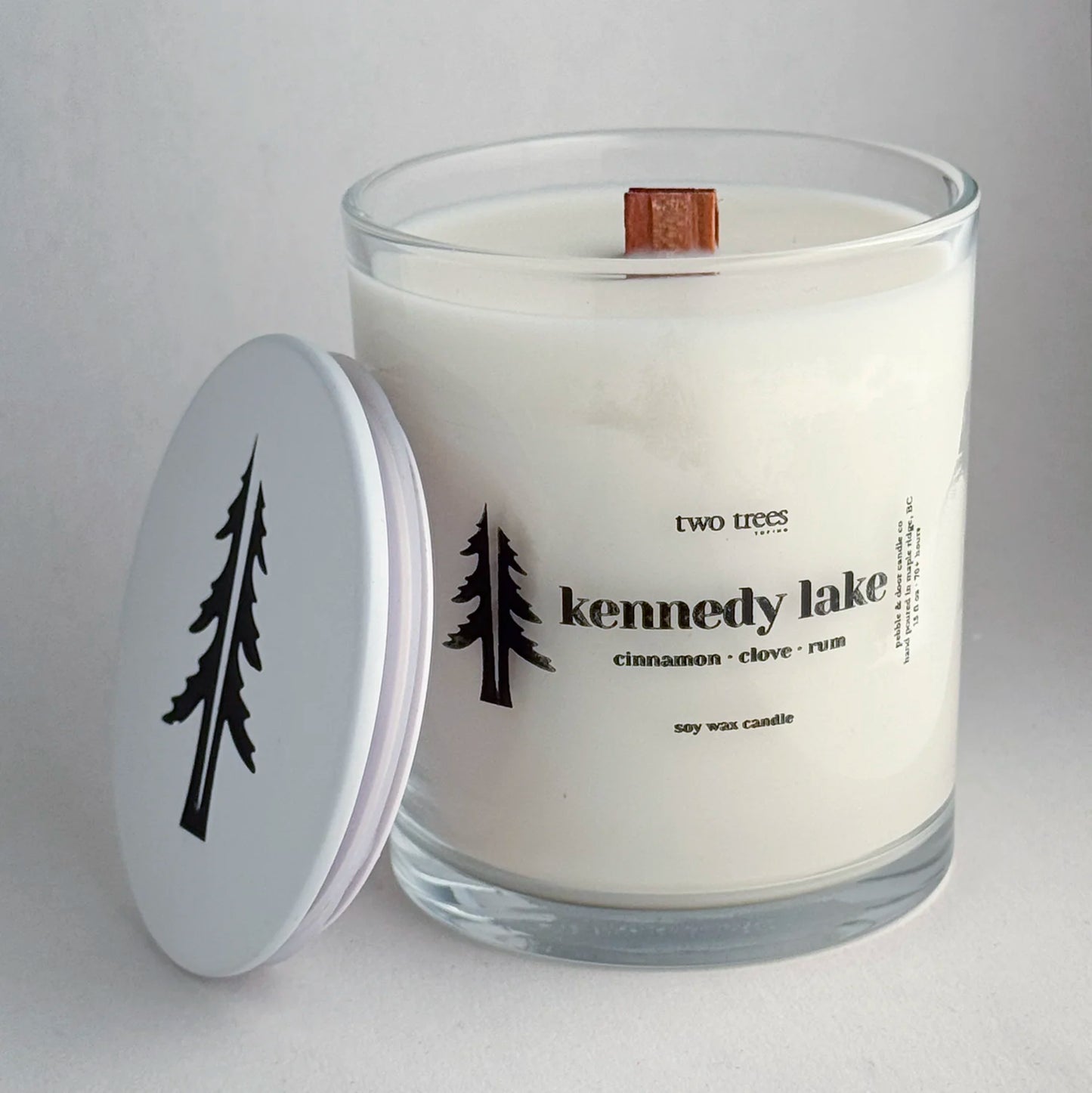 Two Trees x P&D | Glass Candle with Lid
