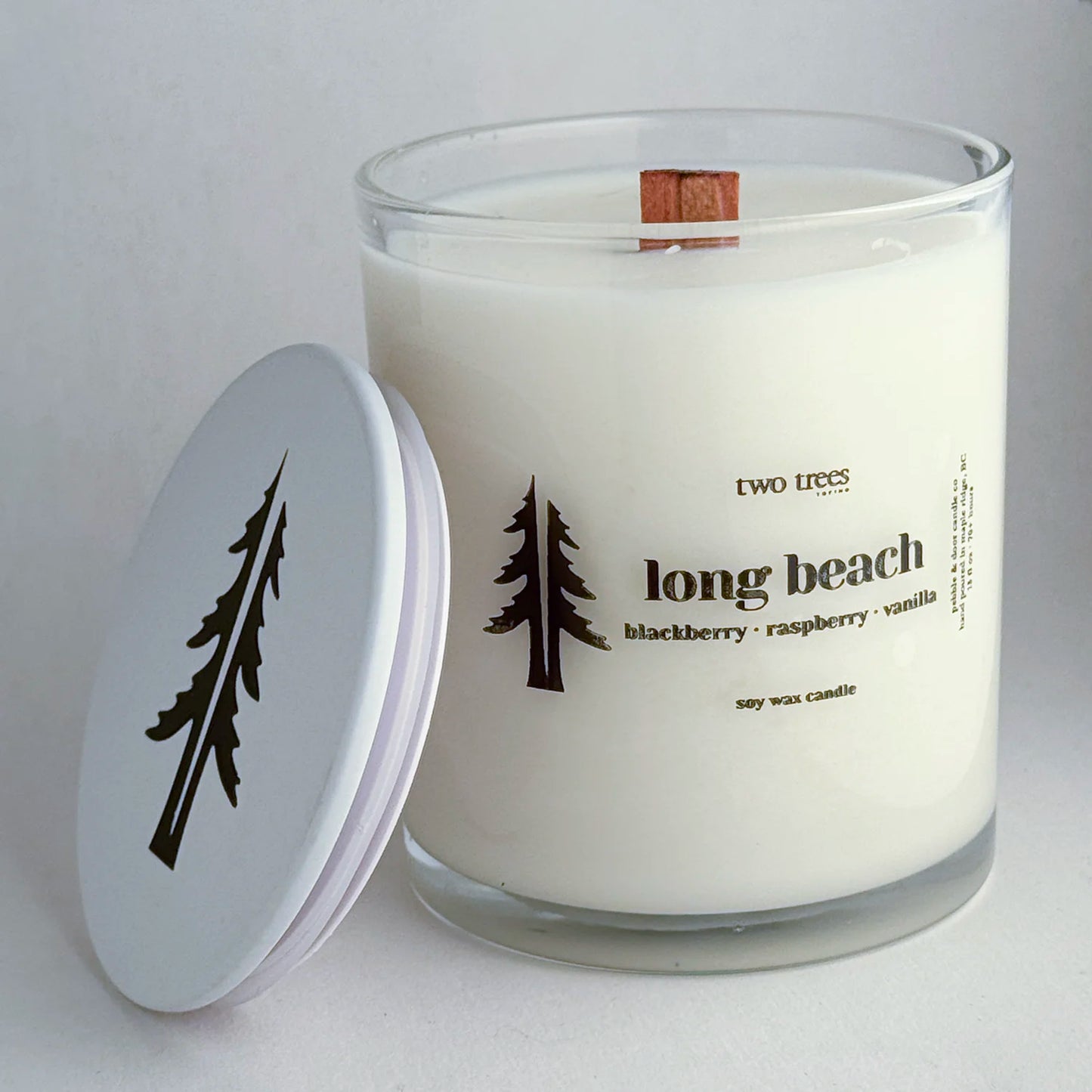 Two Trees x P&D | Glass Candle with Lid