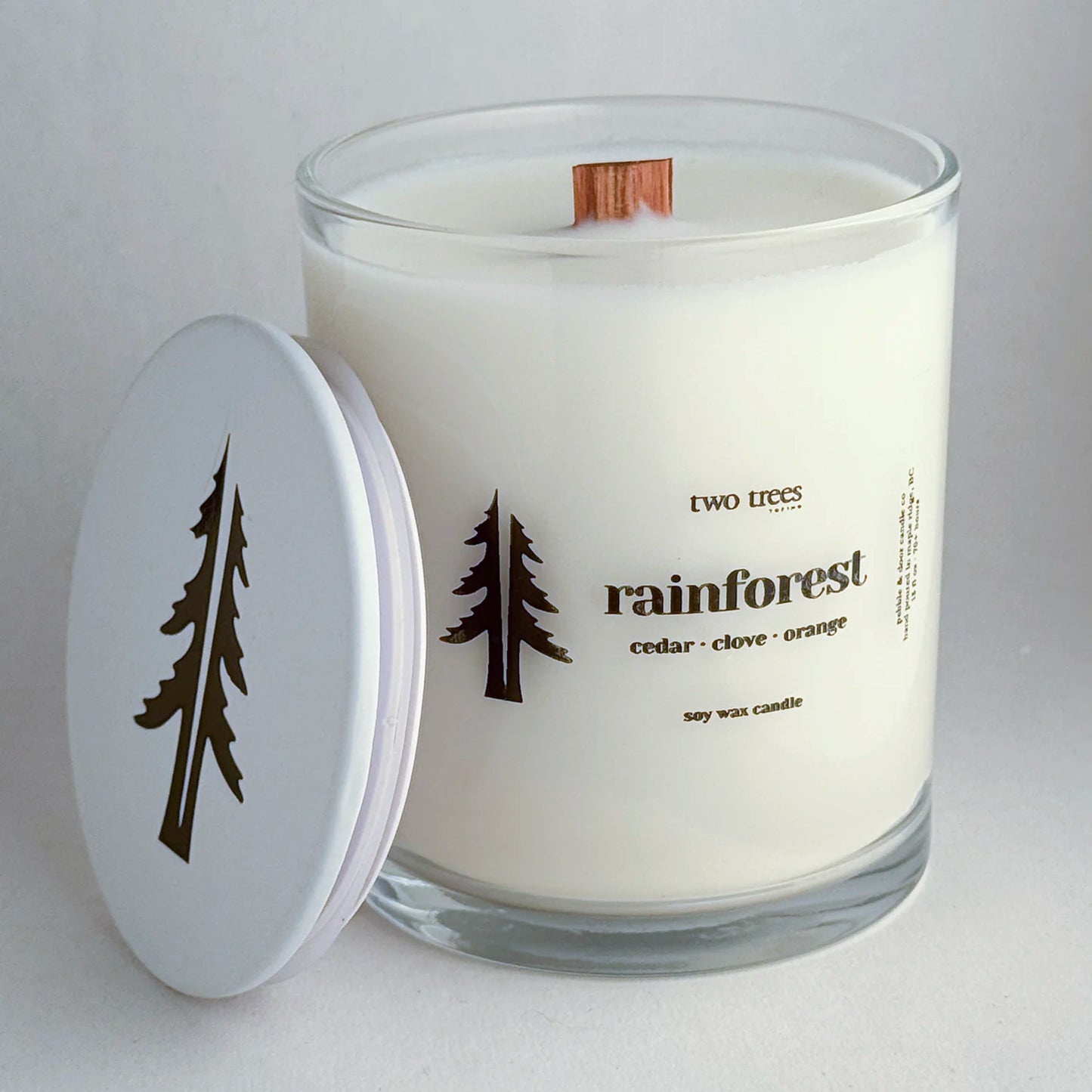 Two Trees x P&D | Glass Candle with Lid