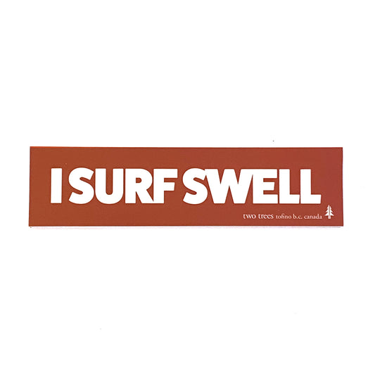 I Surf Swell Sticker