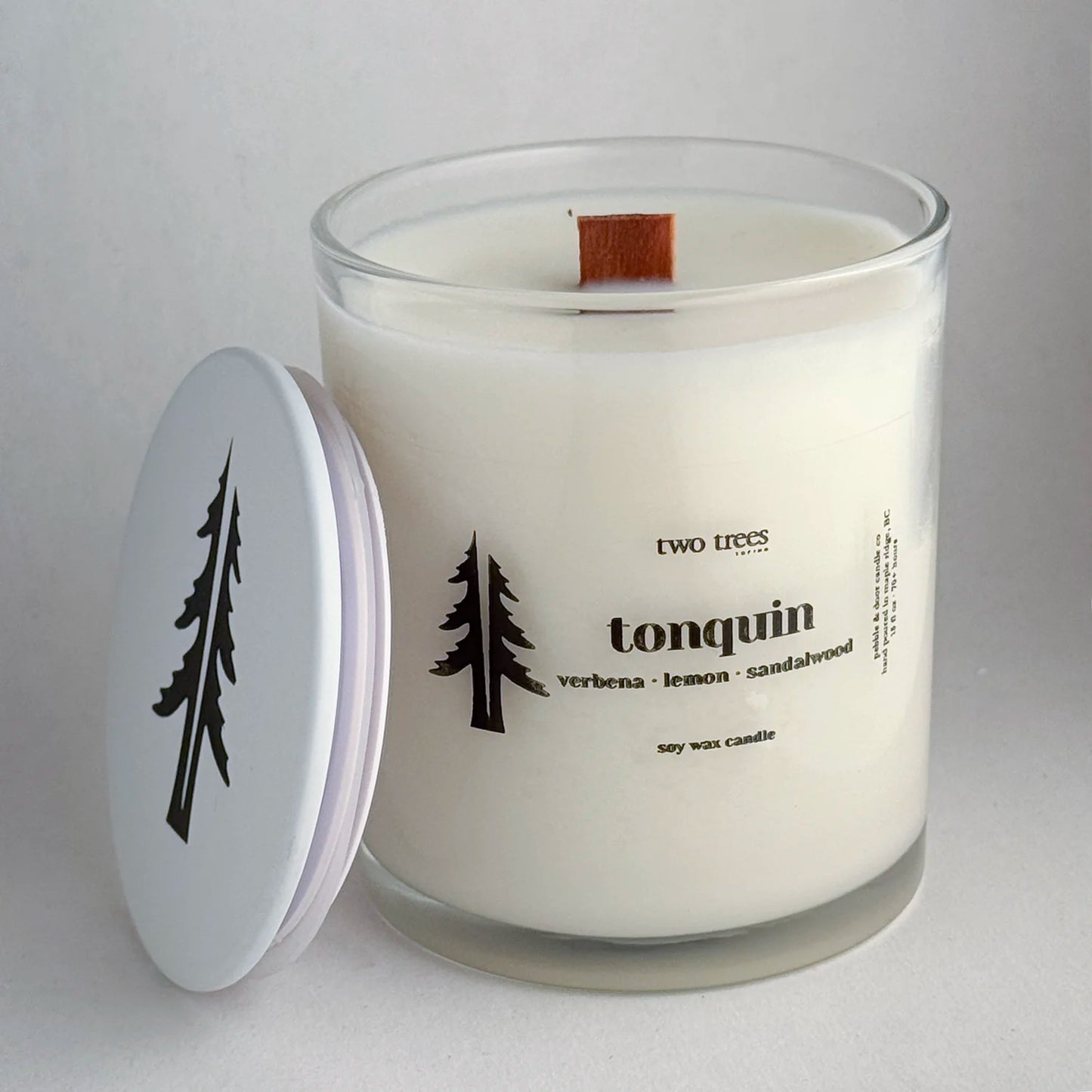 Two Trees x P&D | Glass Candle with Lid