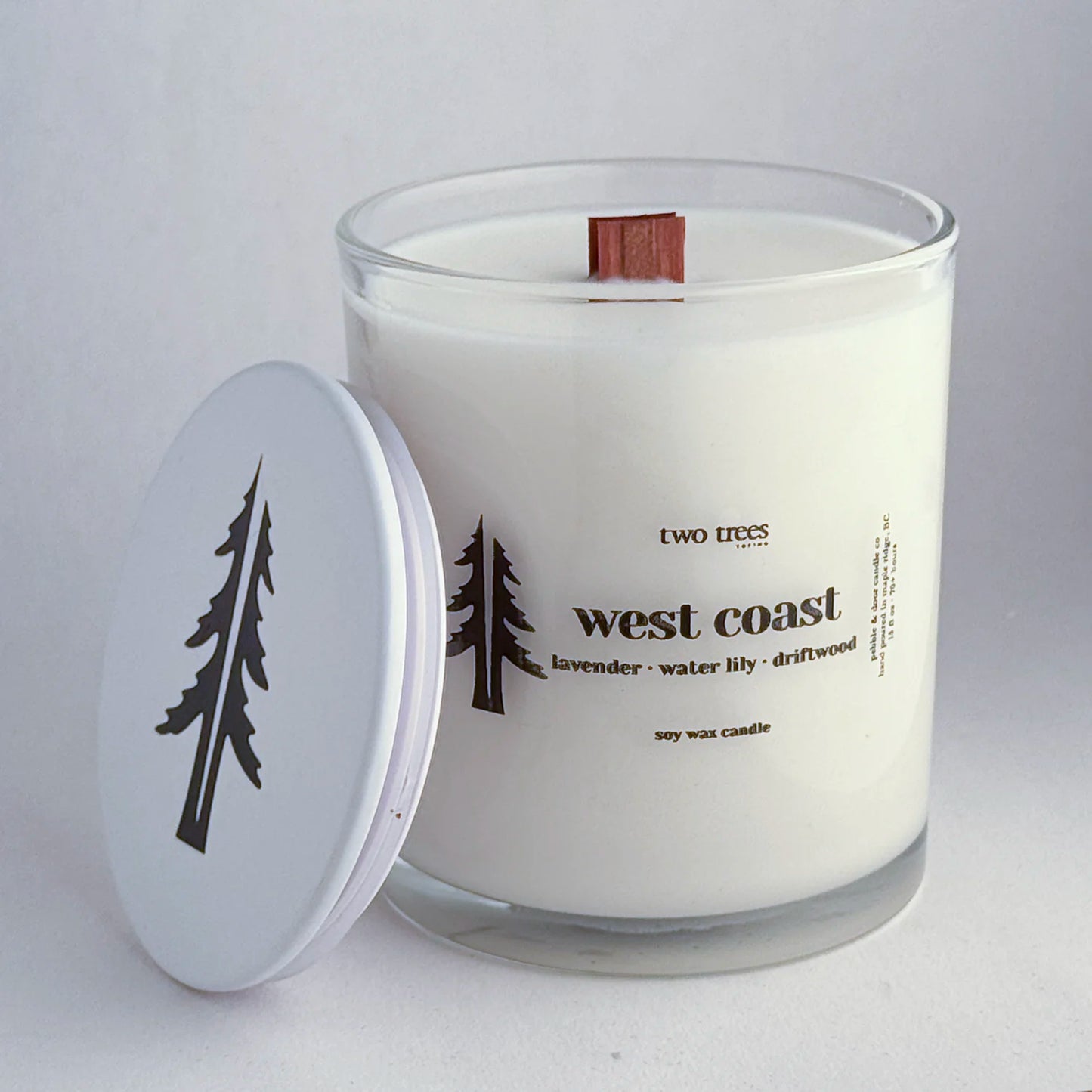 Two Trees x P&D | Glass Candle with Lid