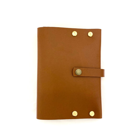 Camel Brown leather Passport Cover