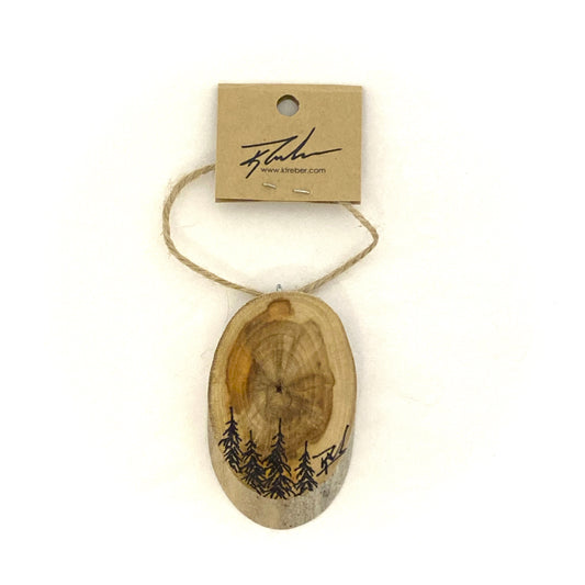 Keishia Wood Gift Tag Ornament