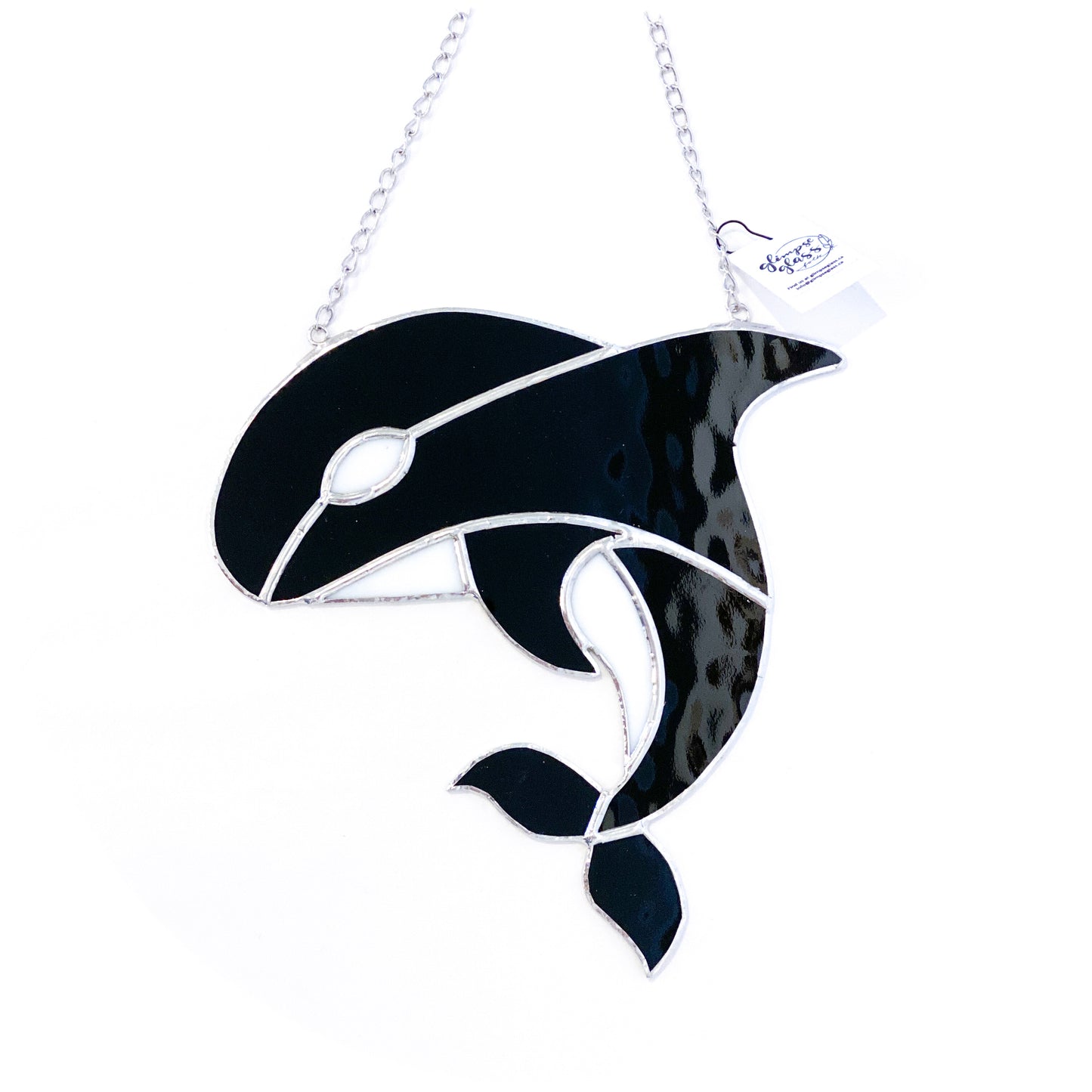 Orca Glass Ornament