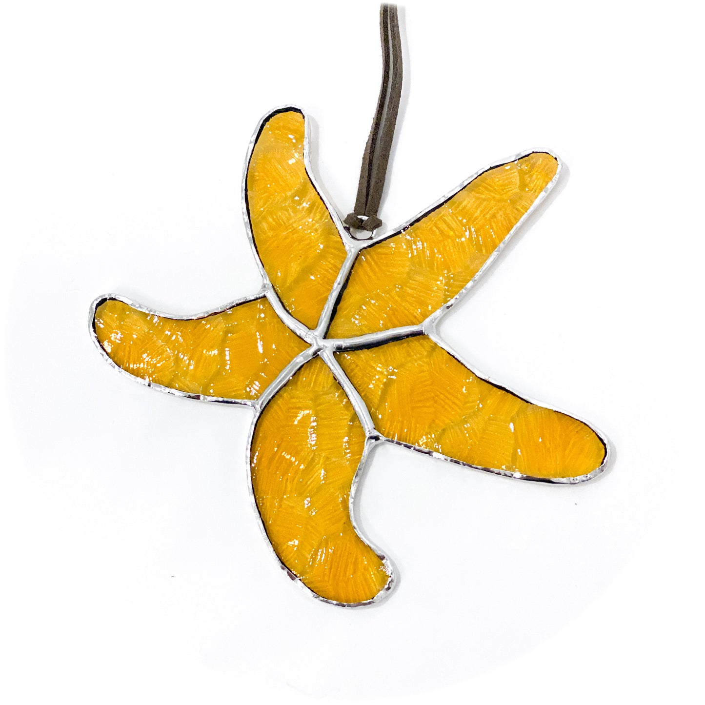 Starfish Glass Ornament