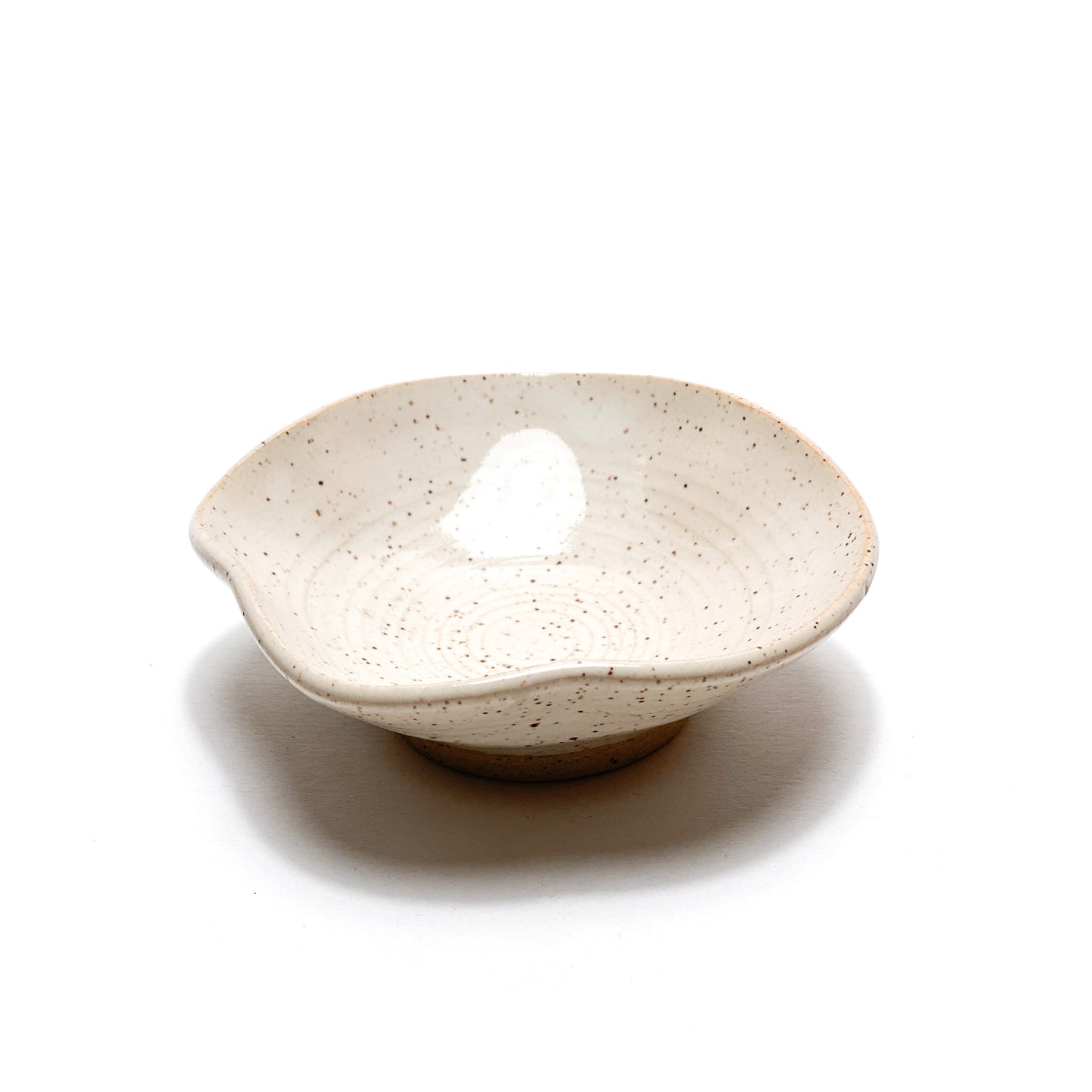 Sydsicle Ceramics Natural Speckle Jewelry Bowl