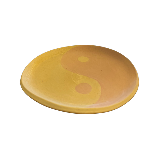 Sowhere Ceramic Painted Yin & Yang Side Plate
