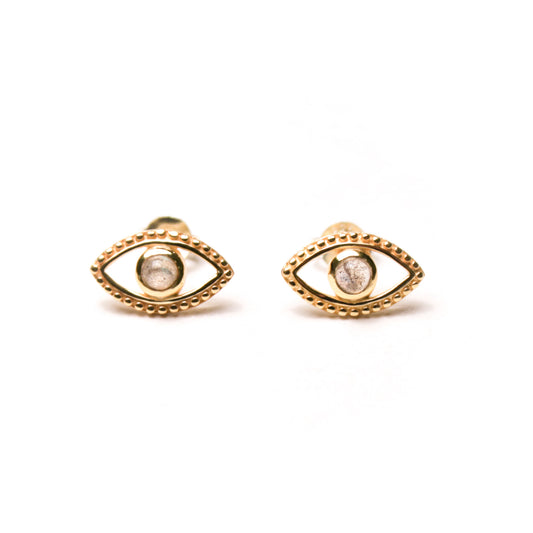 The Dendera Studs | Gold Vermeil