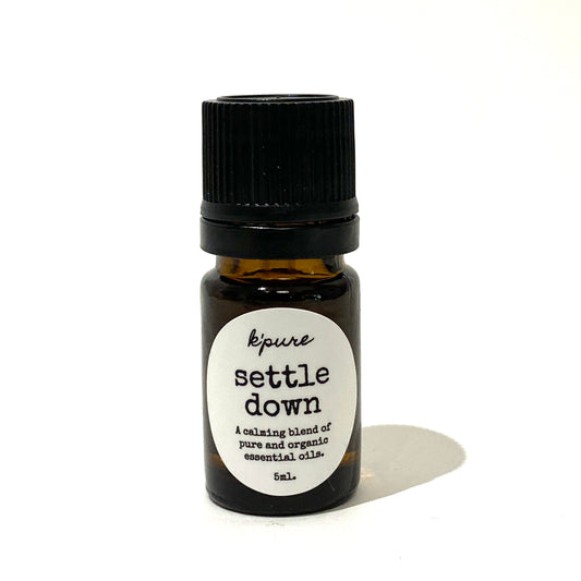 Organic Essential Oil Diffuser Blend 5mL - Settle Down