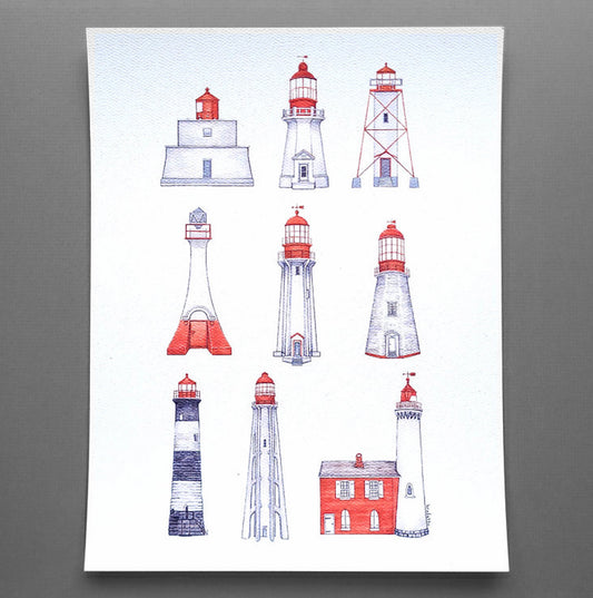 Lighthouses Of Western Canada Art